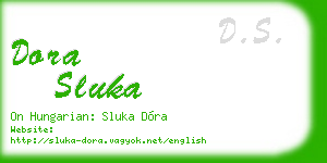 dora sluka business card